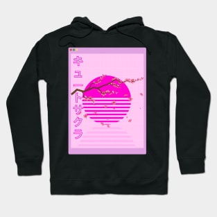 Kawaii Sakura Flowers Japanese Aesthetic E-Girl Browser Hoodie